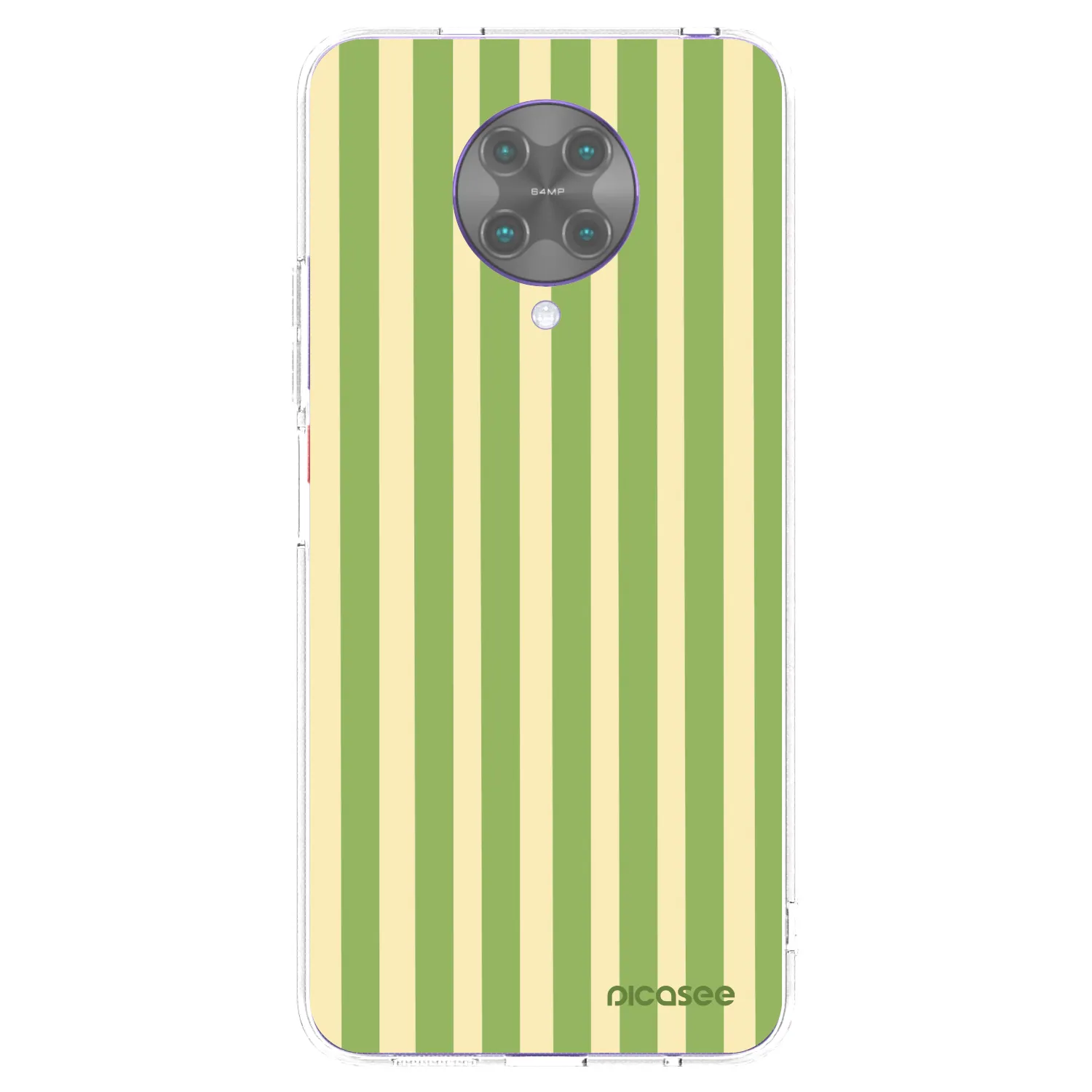 Picasee Xiaomi Poco F2 Pro Hülle - Transparentes Silikon - Lines Matcha