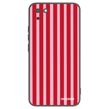 Hülle für Huawei Y5P - Lines red