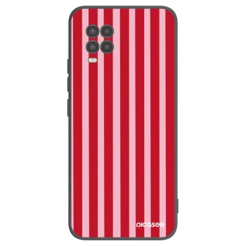 Hülle für Xiaomi Mi 10 Lite - Lines red