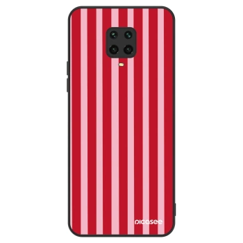 Hülle für Xiaomi Redmi Note 9 Pro - Lines red