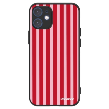 Picasee ULTIMATE CASE für Apple iPhone 12 mini - Lines red