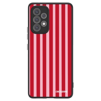 Hülle für Samsung Galaxy A52 5G A525F - Lines red