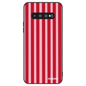 Hülle für Samsung Galaxy S10 G973 - Lines red