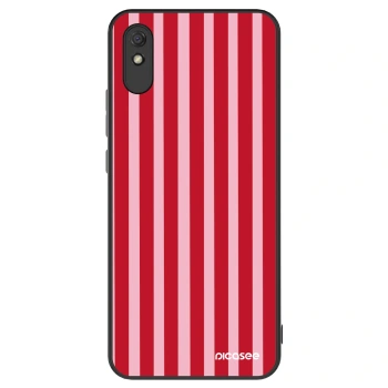 Hülle für Xiaomi Redmi 9A - Lines red