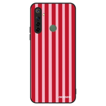 Hülle für Realme 6i - Lines red