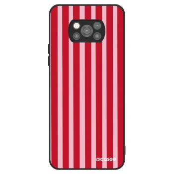 Hülle für Xiaomi Poco X3 Pro - Lines red