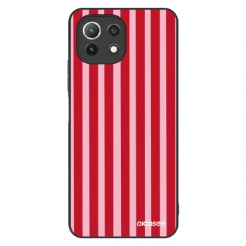 Hülle für Xiaomi Mi 11 Lite - Lines red