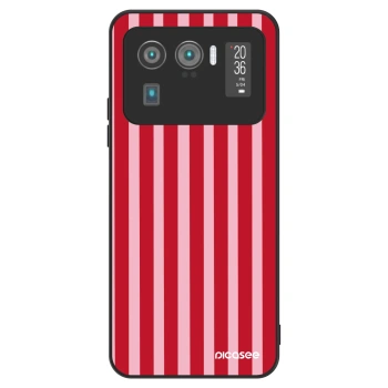Hülle für Xiaomi Mi 11 Ultra - Lines red