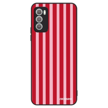 Hülle für Motorola Moto G60 - Lines red