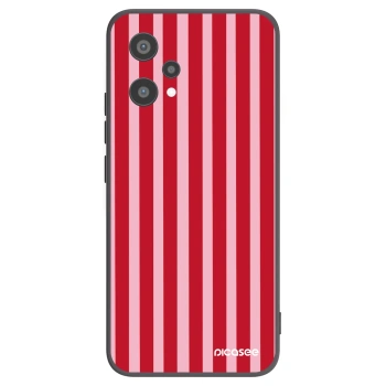 Picasee Realme 9 Pro 5G Hülle - Schwarzes Silikon - Lines red
