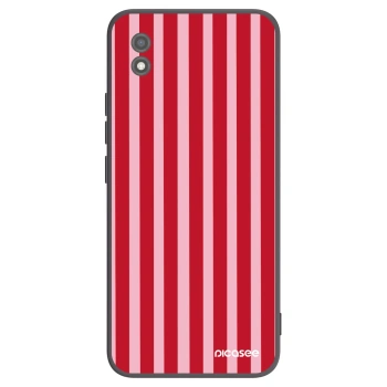 Picasee Realme C11 (2021) Hülle - Schwarzes Silikon - Lines red