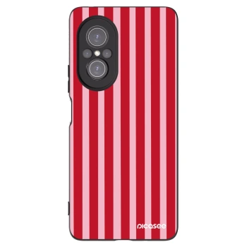 Picasee Huawei Nova 9 SE Hülle - Schwarzes Silikon - Lines red