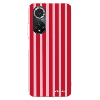 Picasee Huawei Nova 9 SE Hülle - Transparentes Silikon - Lines red