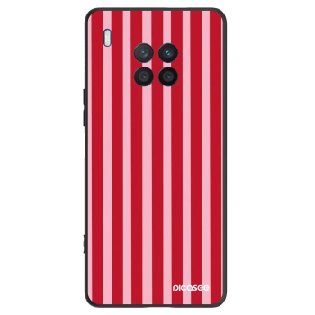 Hülle für Honor 50 Lite - Lines red