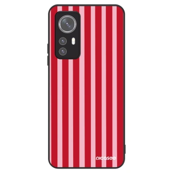 Hülle für Xiaomi 12X - Lines red