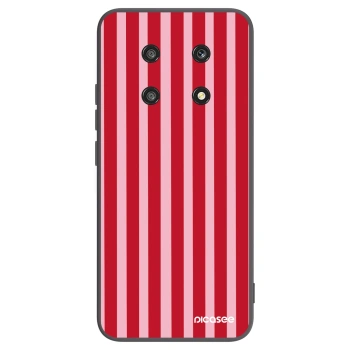 Picasee Honor Magic4 Lite 5G Hülle - Schwarzes Silikon - Lines red