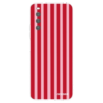 Hülle für Sony Xperia 10 IV 5G - Lines red