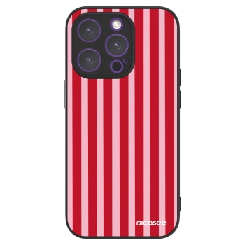 Picasee ULTIMATE CASE MagSafe für Apple iPhone 14 Pro - Lines red
