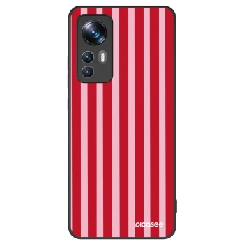 Hülle für Xiaomi 12T Pro - Lines red