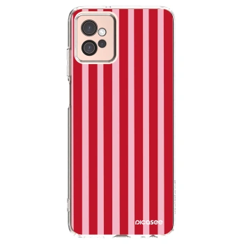 Hülle für Motorola Moto G32 - Lines red