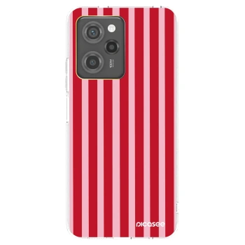 Picasee Xiaomi Poco X5 Pro Hülle - Schwarzes Silikon - Lines red