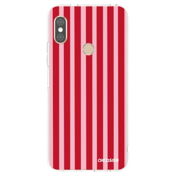 Hülle für Xiaomi Redmi Note 5 Global - Lines red