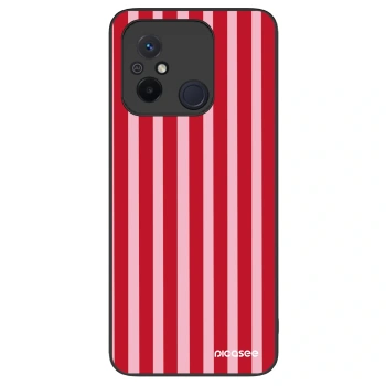 Hülle für Xiaomi Redmi 12C - Lines red
