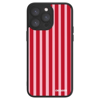 Picasee ULTIMATE CASE MagSafe für Apple iPhone 15 Pro Max - Lines red