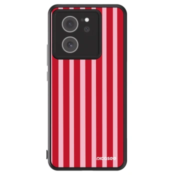 Hülle für Xiaomi 13T - Lines red