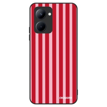 Hülle für Realme C33 (2023) - Lines red