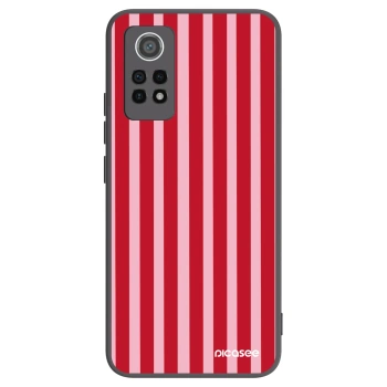 Picasee Xiaomi Redmi Note 12 Pro 4G Hülle - Schwarzes Silikon - Lines red