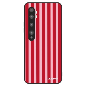 Hülle für Xiaomi Mi Note 10 (Pro) - Lines red