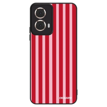 Hülle für Motorola Moto G85 - Lines red