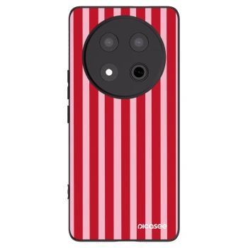 Picasee Honor Magic7 Lite 5G Hülle - Schwarzes Silikon - Lines red