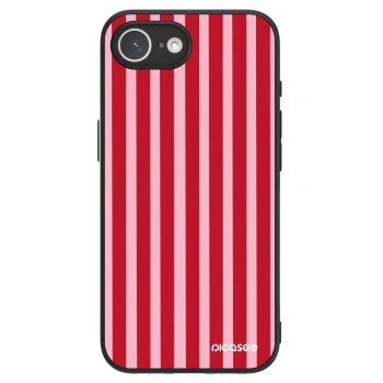 Picasee ULTIMATE CASE MagSafe für Apple iPhone 16e - Lines red