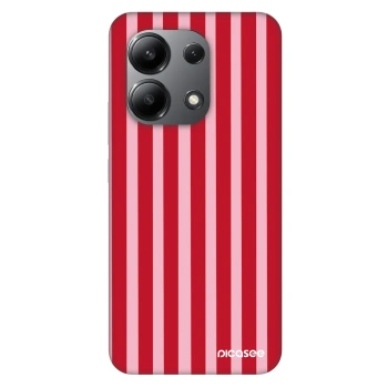Hülle für Xiaomi Redmi Note 13 4G - Lines red