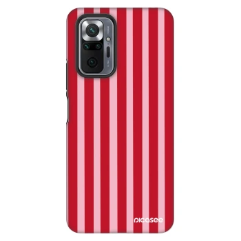 Hülle für Xiaomi Redmi Note 10 Pro - Lines red