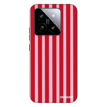 Hülle für Xiaomi 14 - Lines red