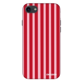 Hülle für Apple iPhone SE 2022 - Lines red