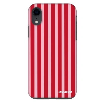 Hülle für Apple iPhone XR - Lines red