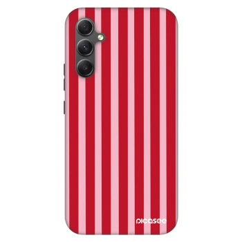 Hülle für Samsung Galaxy A34 5G A346B - Lines red