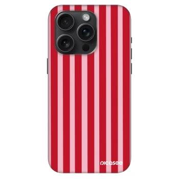 Hülle für Apple iPhone 15 Pro - Lines red