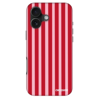 Hülle für Apple iPhone 16 - Lines red
