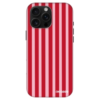 Hülle für Apple iPhone 16 Pro Max - Lines red
