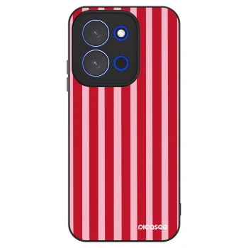 Hülle für Xiaomi Redmi 15C 4G - Lines red