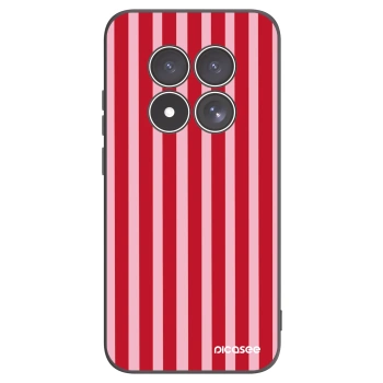 Picasee Xiaomi Redmi Note 15 Pro 5G Hülle - Schwarzes Silikon - Lines red