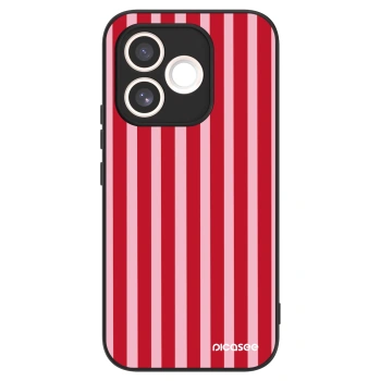 Hülle für Honor 600 Lite - Lines red