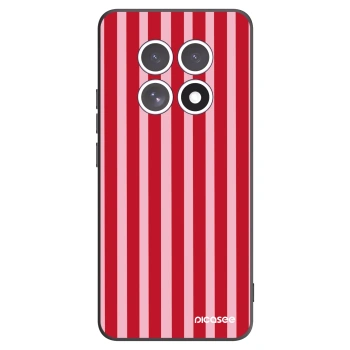 Picasee Xiaomi Redmi Note 15 5G Hülle - Schwarzes Silikon - Lines red