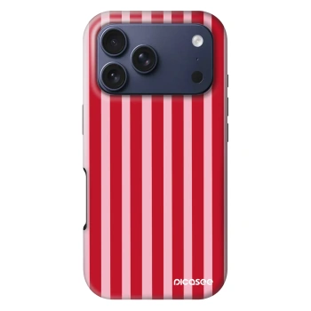 Hülle für Apple iPhone 18 Pro - Lines red