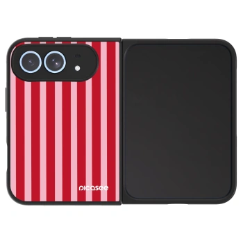 Hülle für Apple iPhone Duo - Lines red